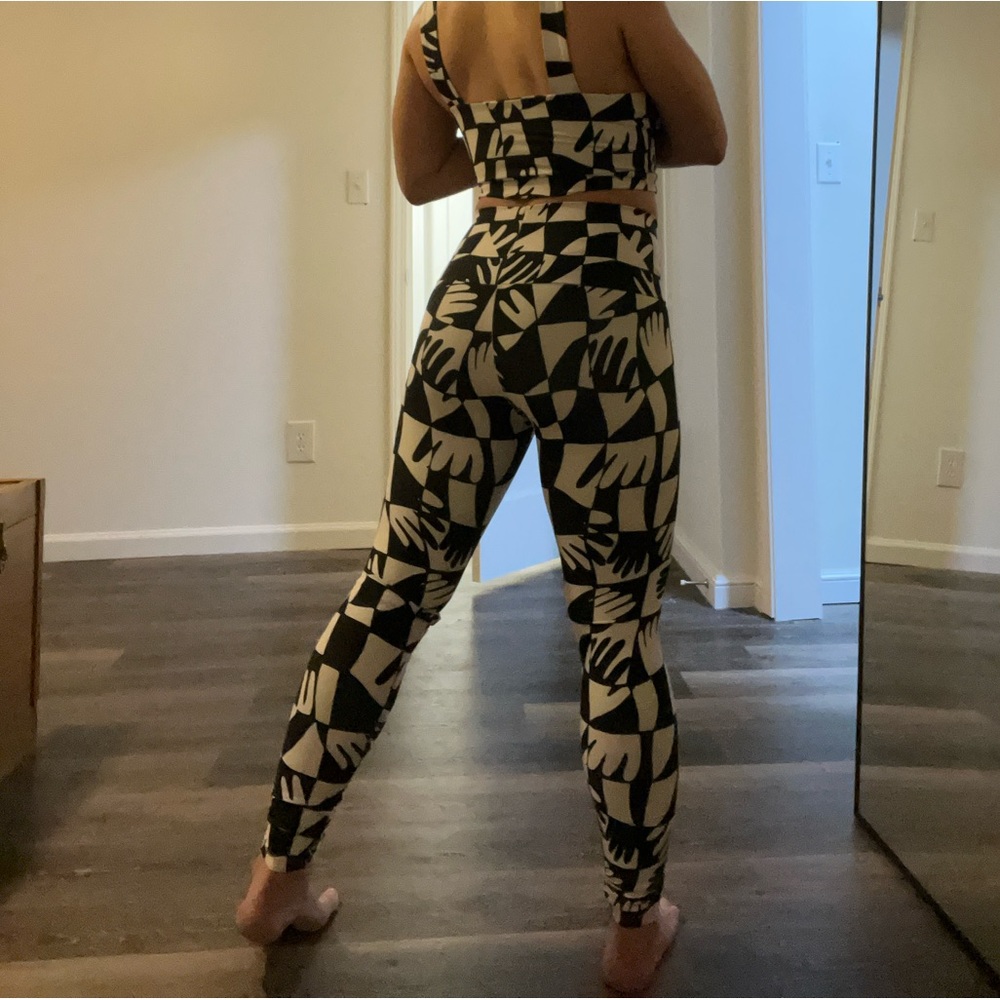 Dazey LA | Anthropologie | Black and White Leggings | S